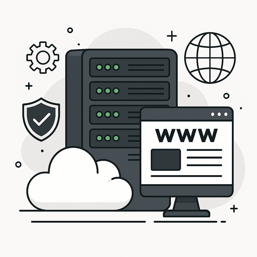 Interface de gestion d'hébergement web