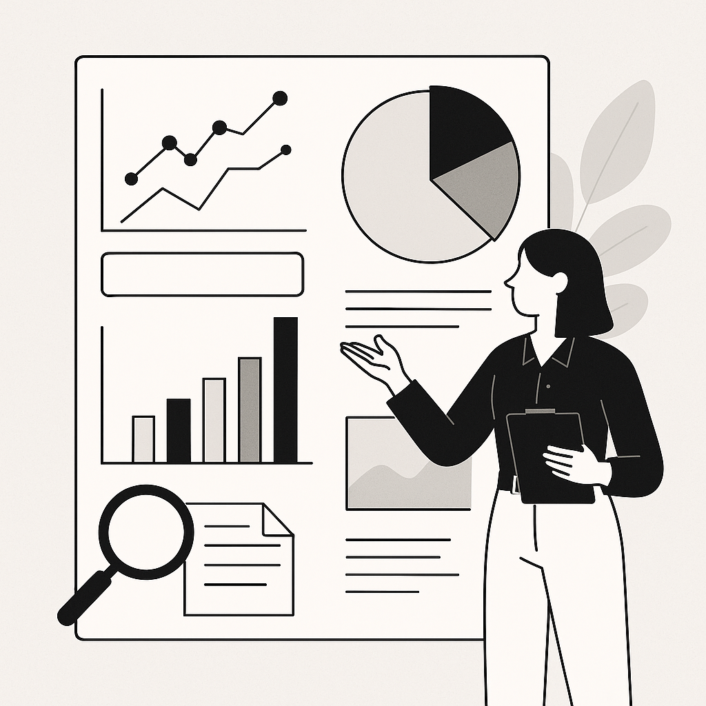Graphiques de performance marketing